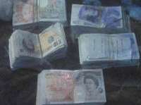 Cash found in Cumbrian kebab shop owner Yucel Denli's car when it was stopped at Dover's Eastern Docks in May last year