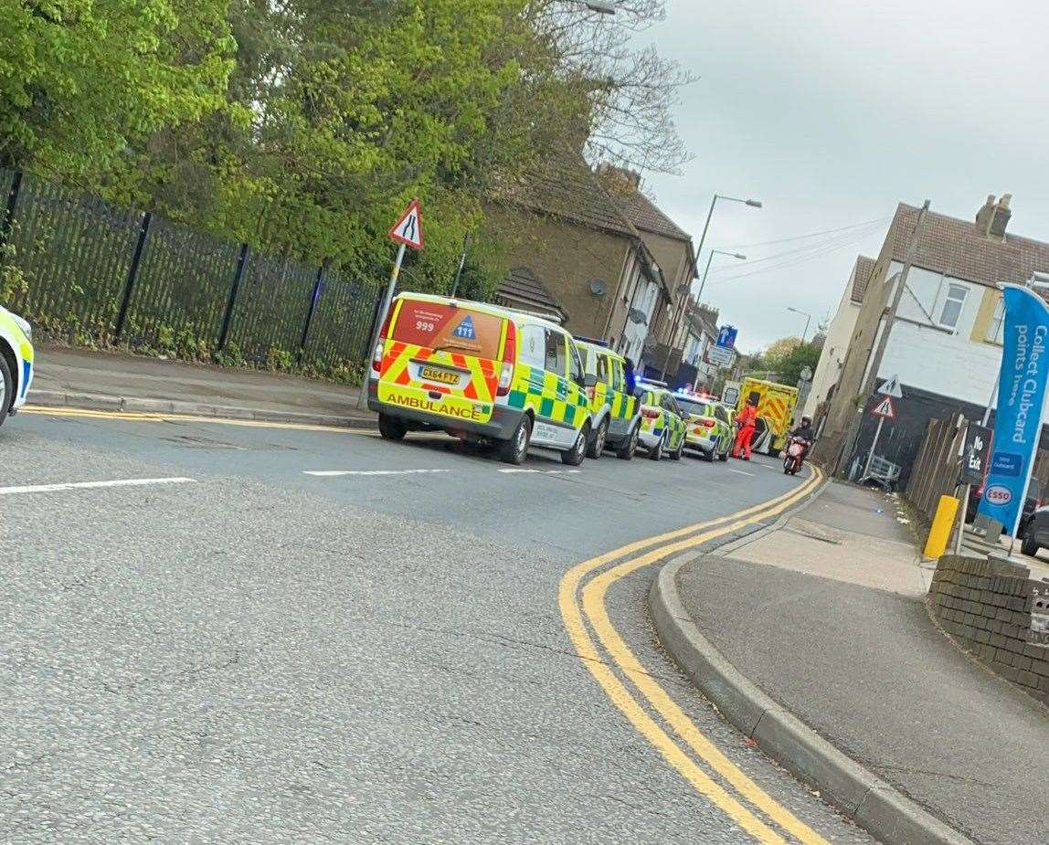 Police and paramedics have been seen in Bill Street Road. Picture: Adam Bardoe (33683043)