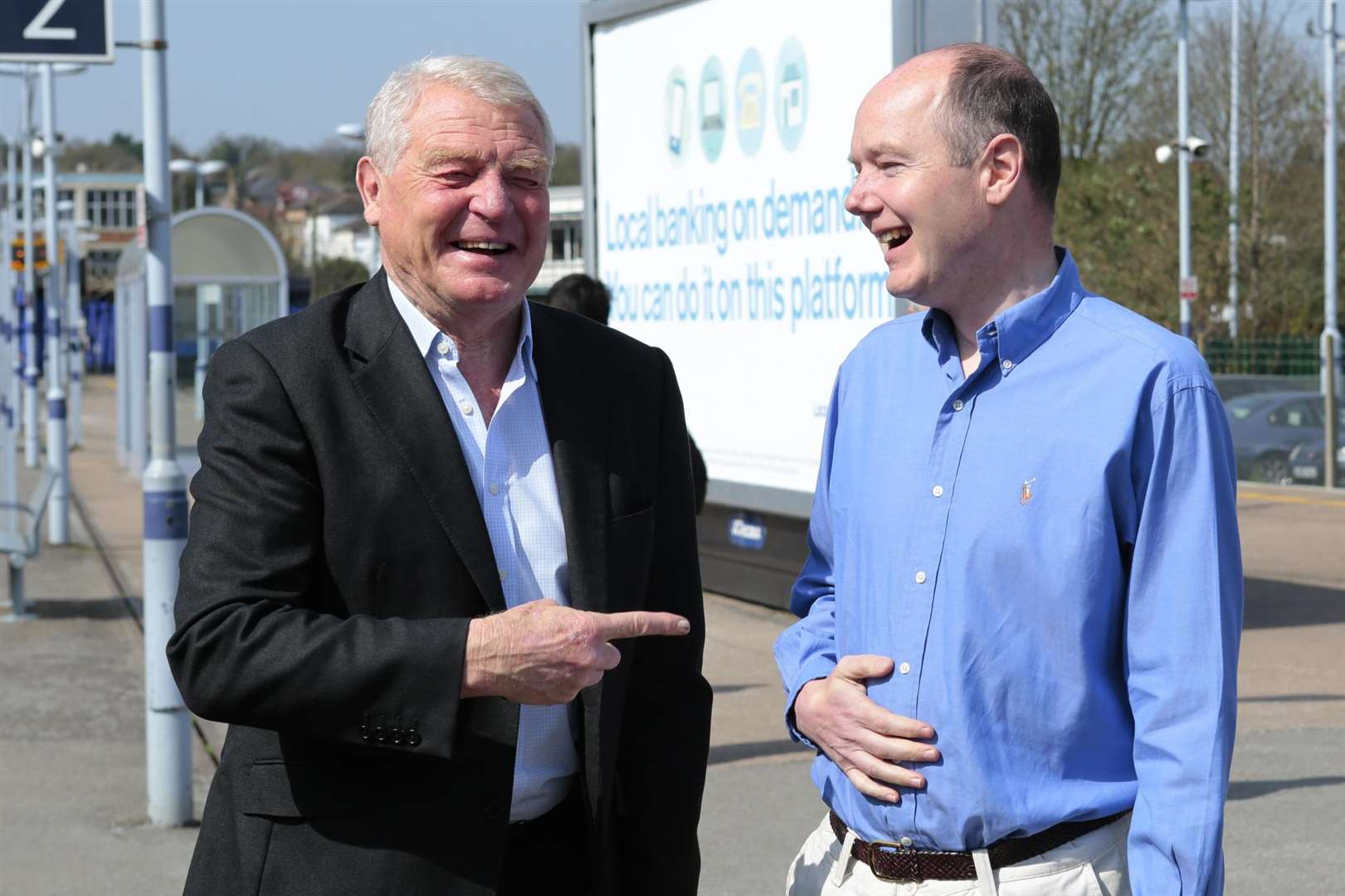 Paddy Ashdown on a visit to Maidstone in 2015 supporting Liberal Democrat candidate Jasper Gerrard. Picture: Martin Apps