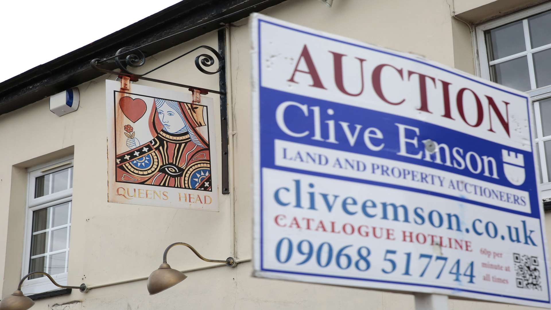 The former Queens Head pub in Five Oak Green is up for auction. Picture: Martin Apps