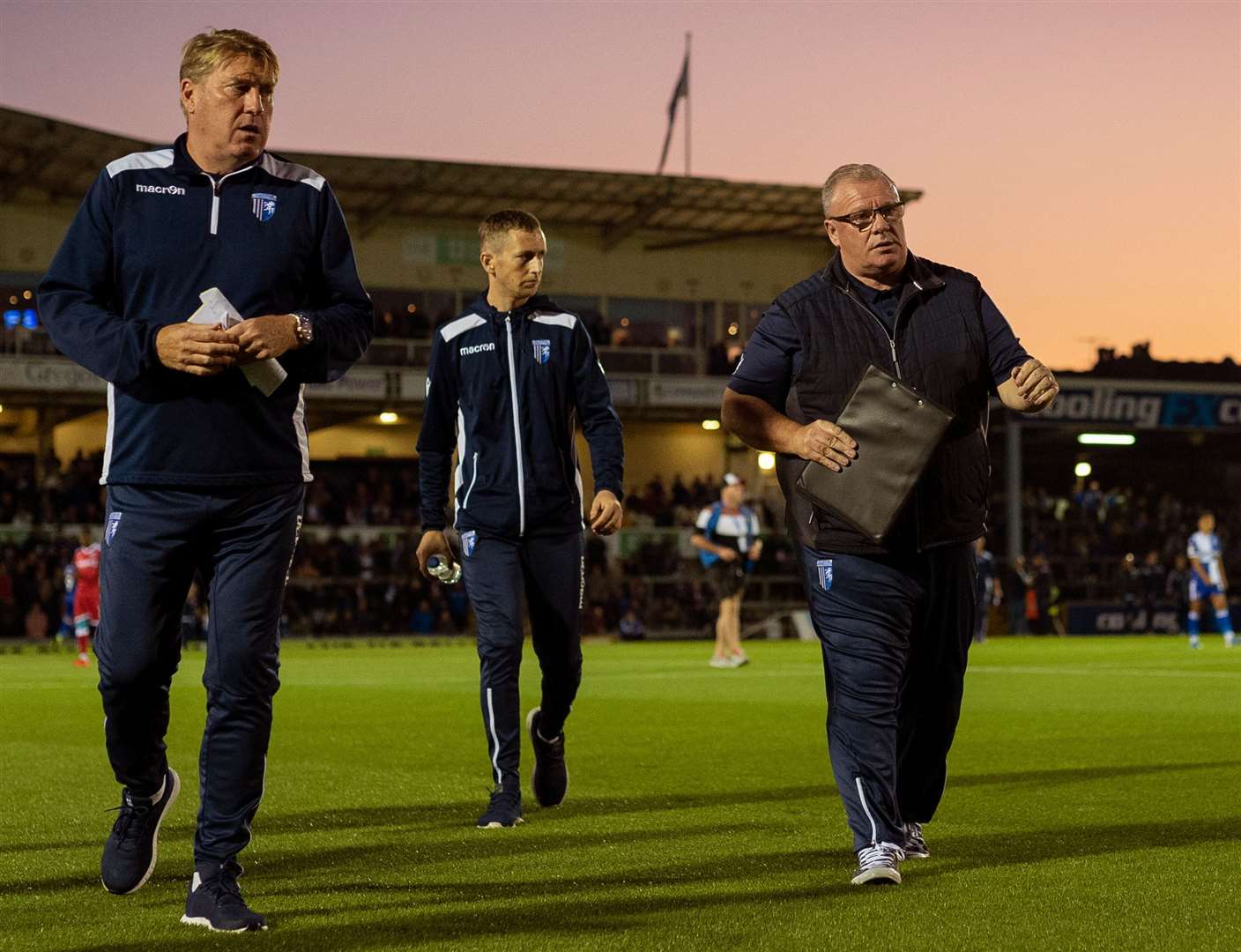 Gillingham manager Steve Evans is looking at free agents Picture: Ady Kerry
