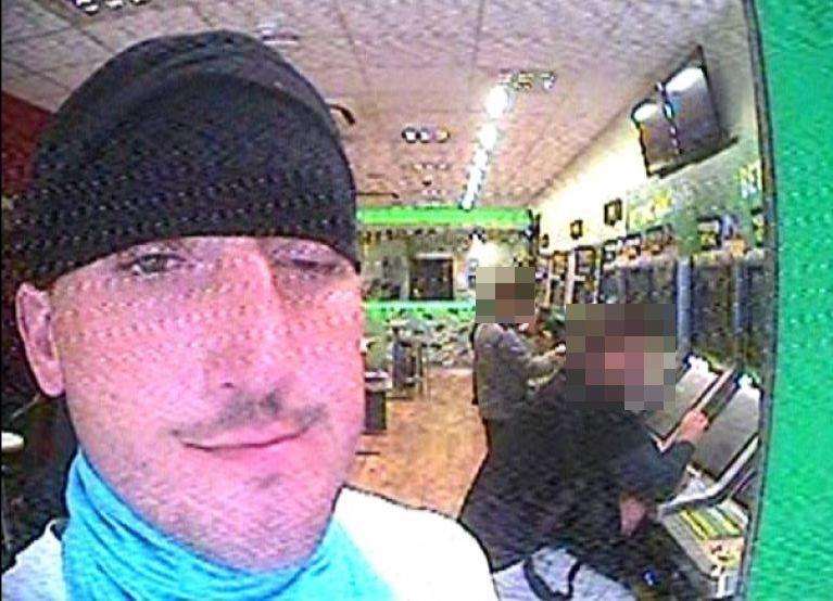 CCTV shows Cooney in a bookmaker in Gillingham. Picture: Kent Police