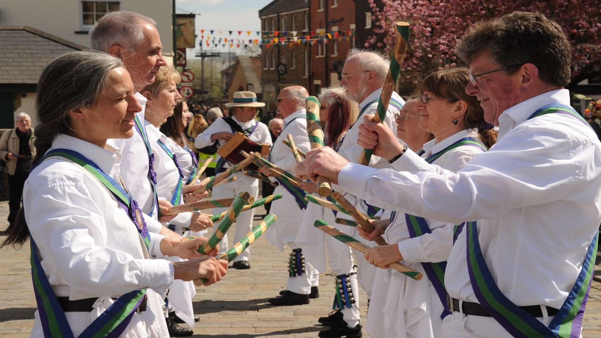 Hundreds of morris dancers will be at the Sweeps Festival
