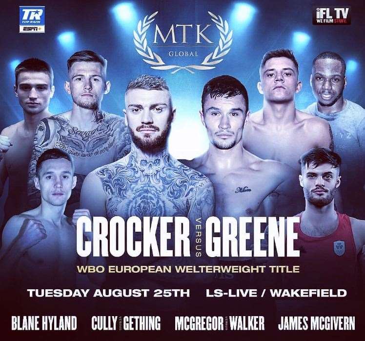 Louis Green will top the bill in the MTK Global show next month (38071059)