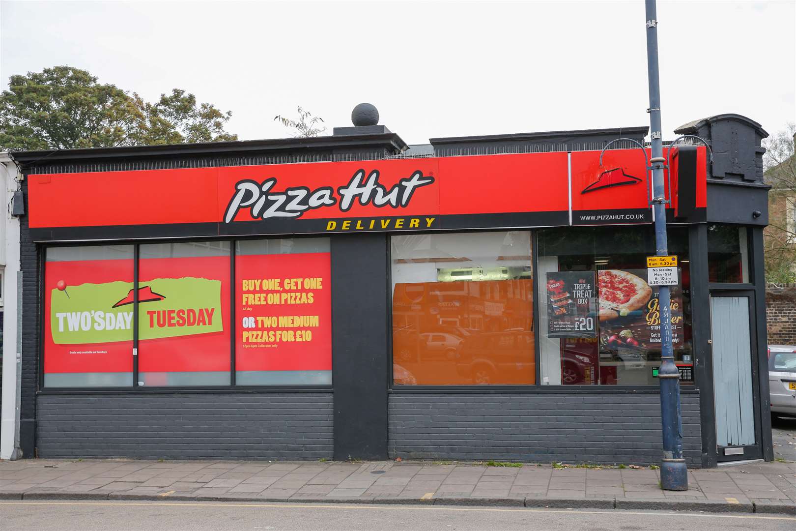 Pizza Hut in Market Street - there is another one in nearby Prospect Place