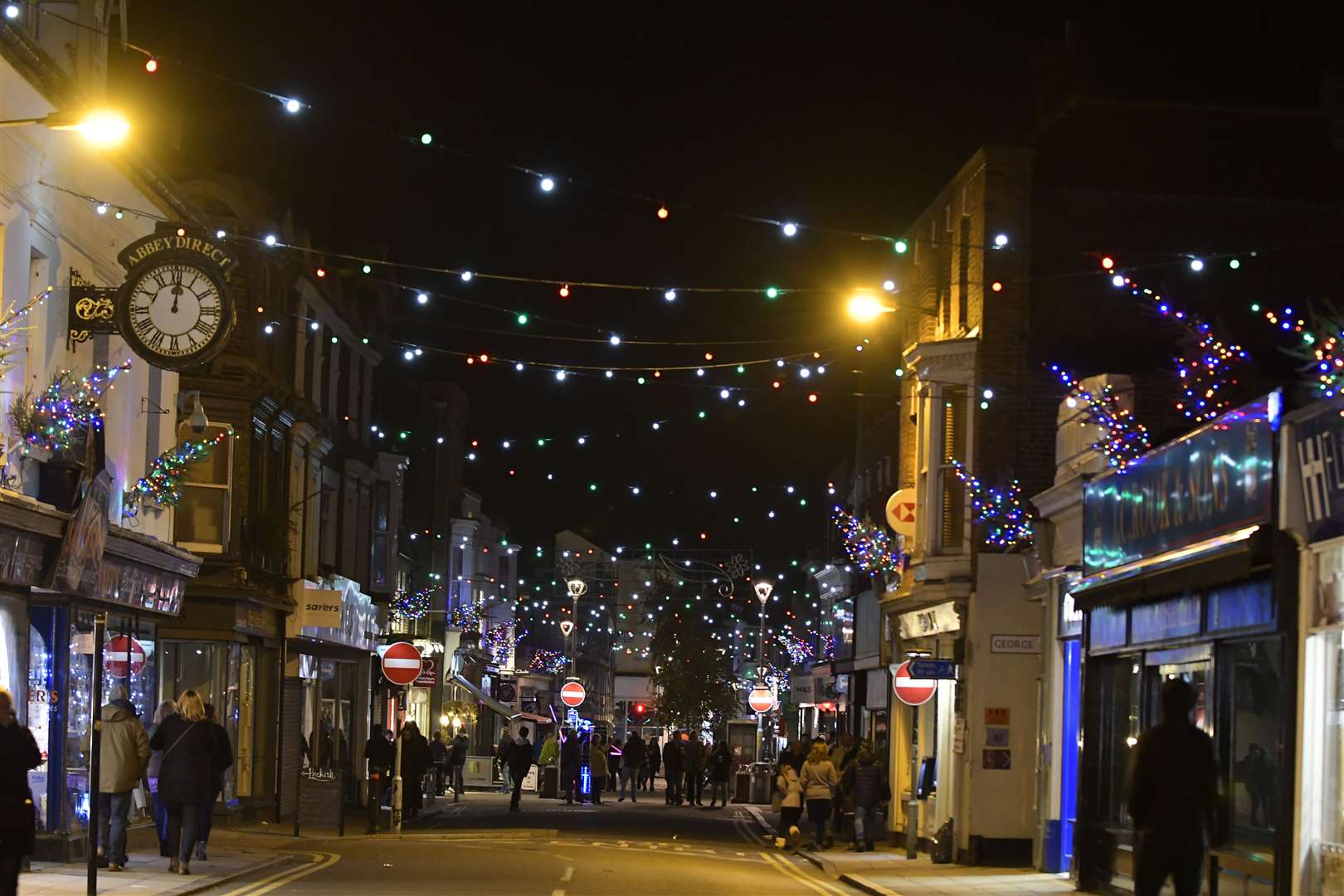 Deal's Christmas lights will be switched on via a virtual event next Friday, November 27. Picture: Tony Flashman