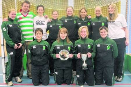 The triumphant Canterbury indoor squad