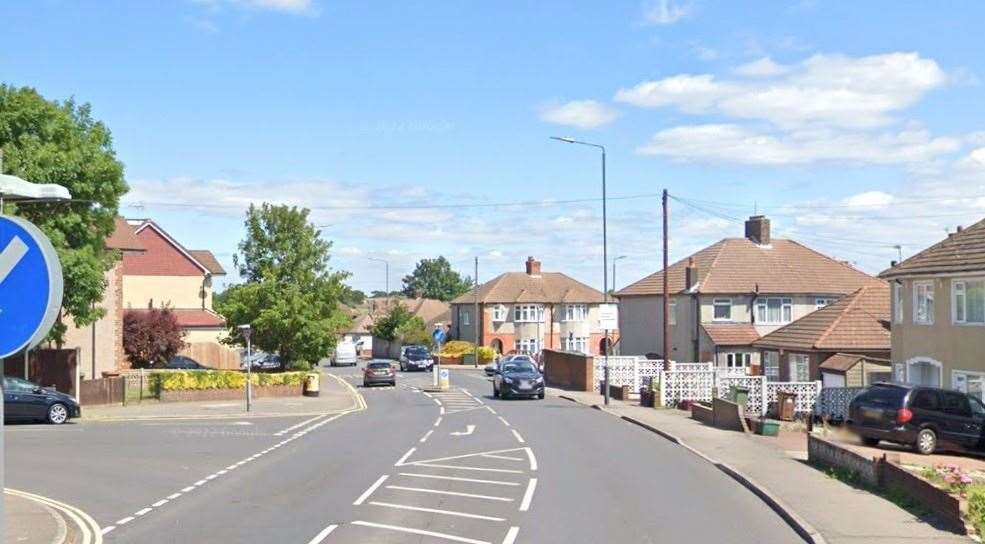 A man has died following a hit-and-run crash in Bedonwell Road, Bexleyheath. Picture: Google