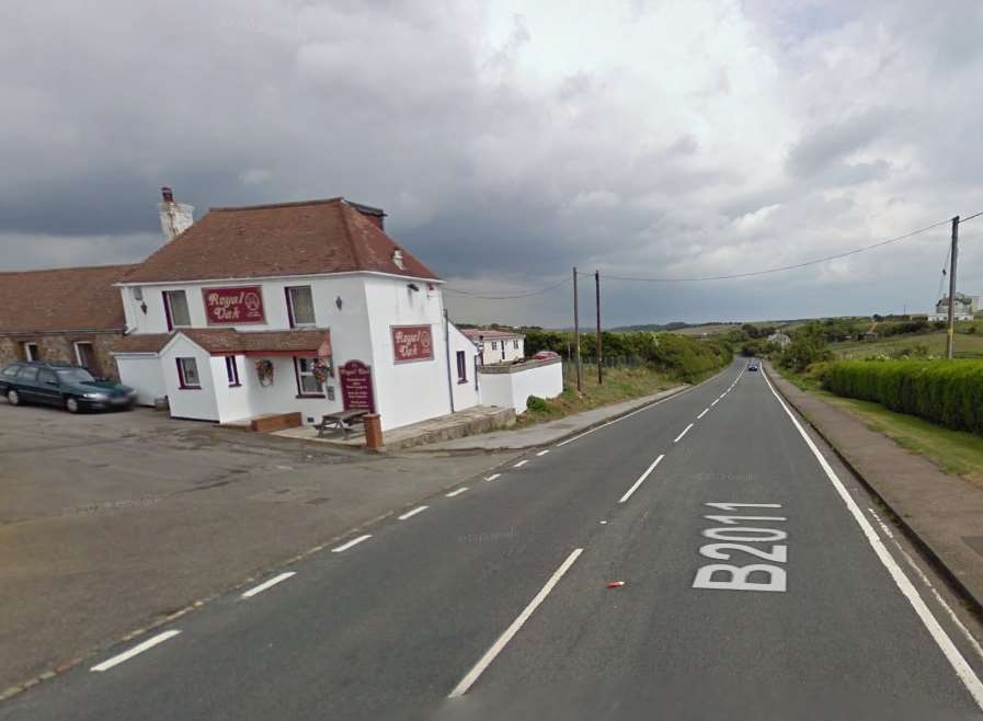 The B2011, where the incident happened. Picture: Google Maps