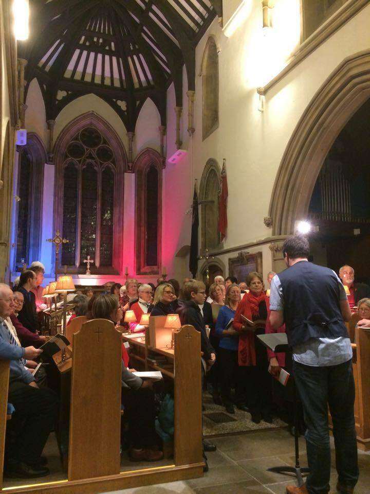 Service at St Mary's after Paris attacks
