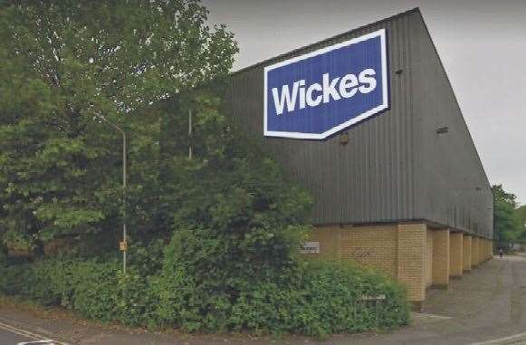 It would have been the eighth Wickes in Kent