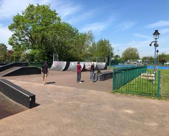 The existing skate park facilities at the recreation ground on St Mary's Road are in need of updating