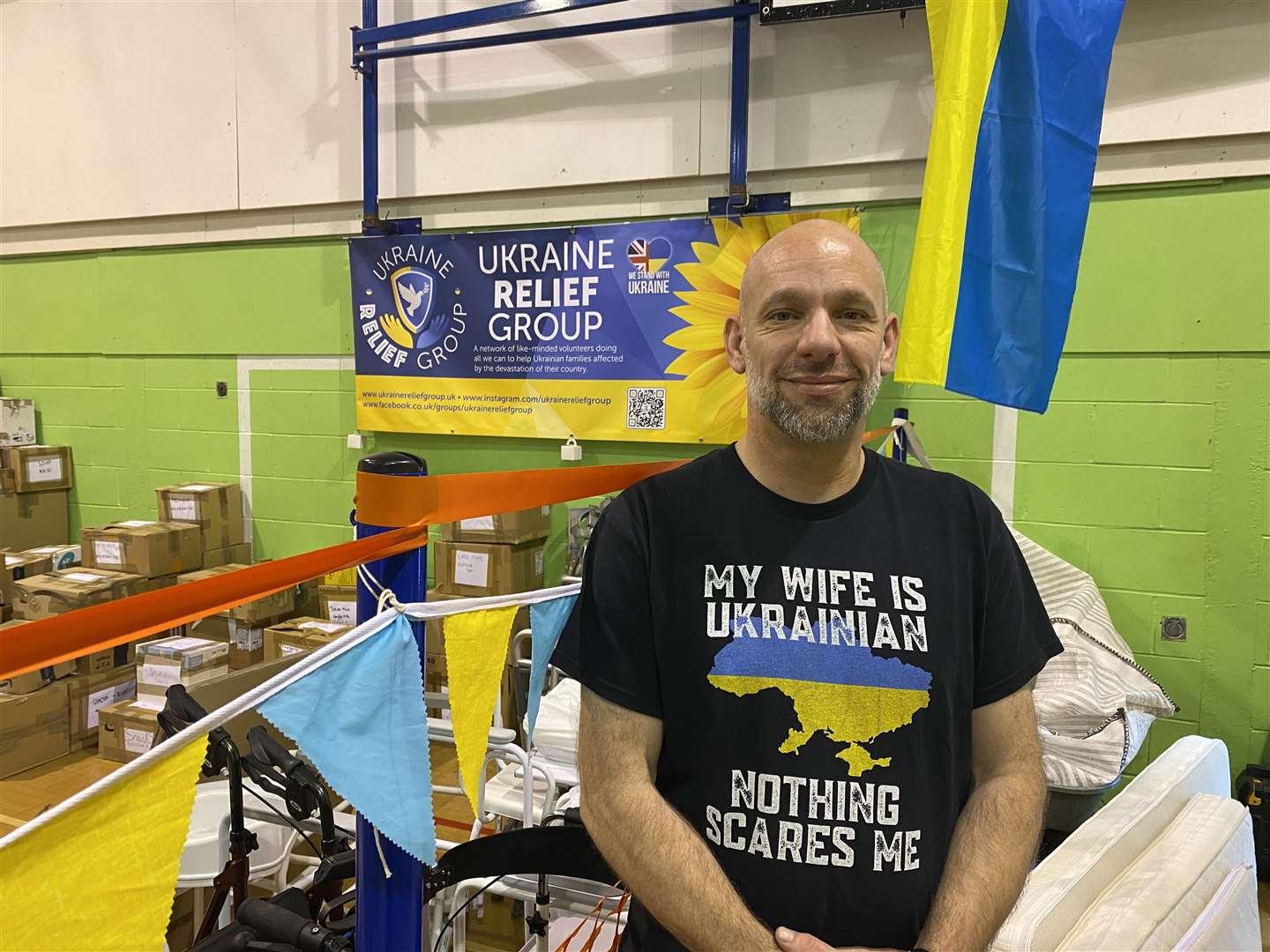 Richard Akehurst set up the Ukraine Relief Group two days after the war broke out