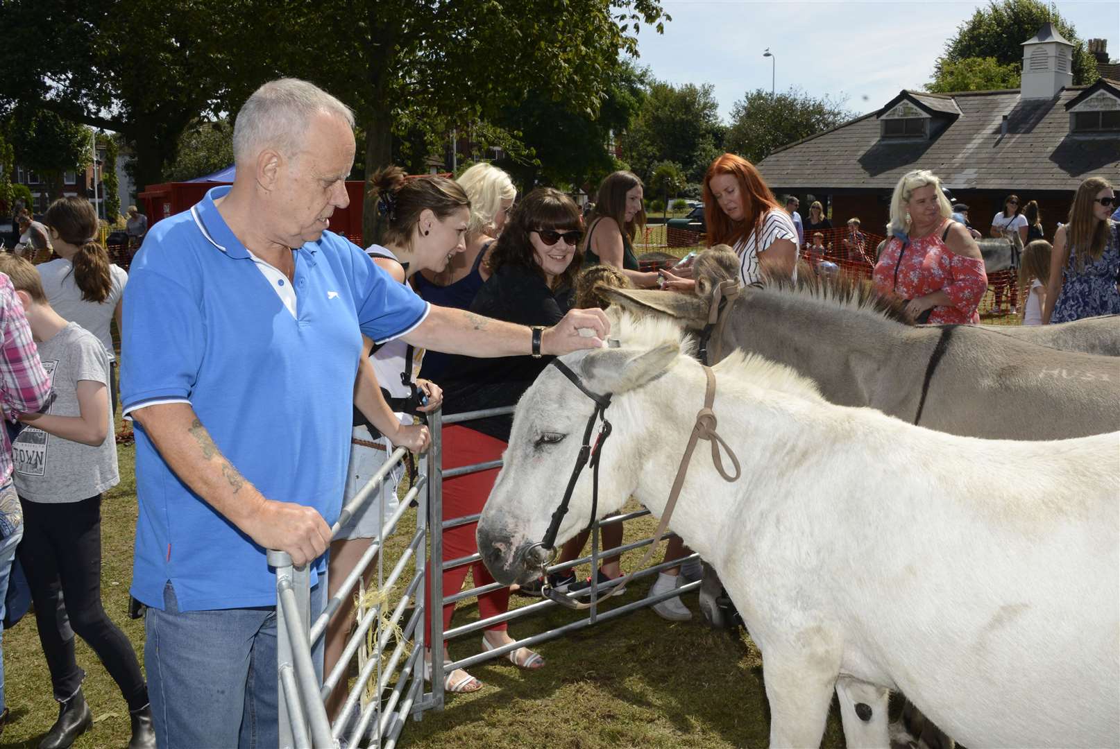 The annual donkey derby at Radnor Park in Folkestone attracts big crowds. Picture: Paul Amos