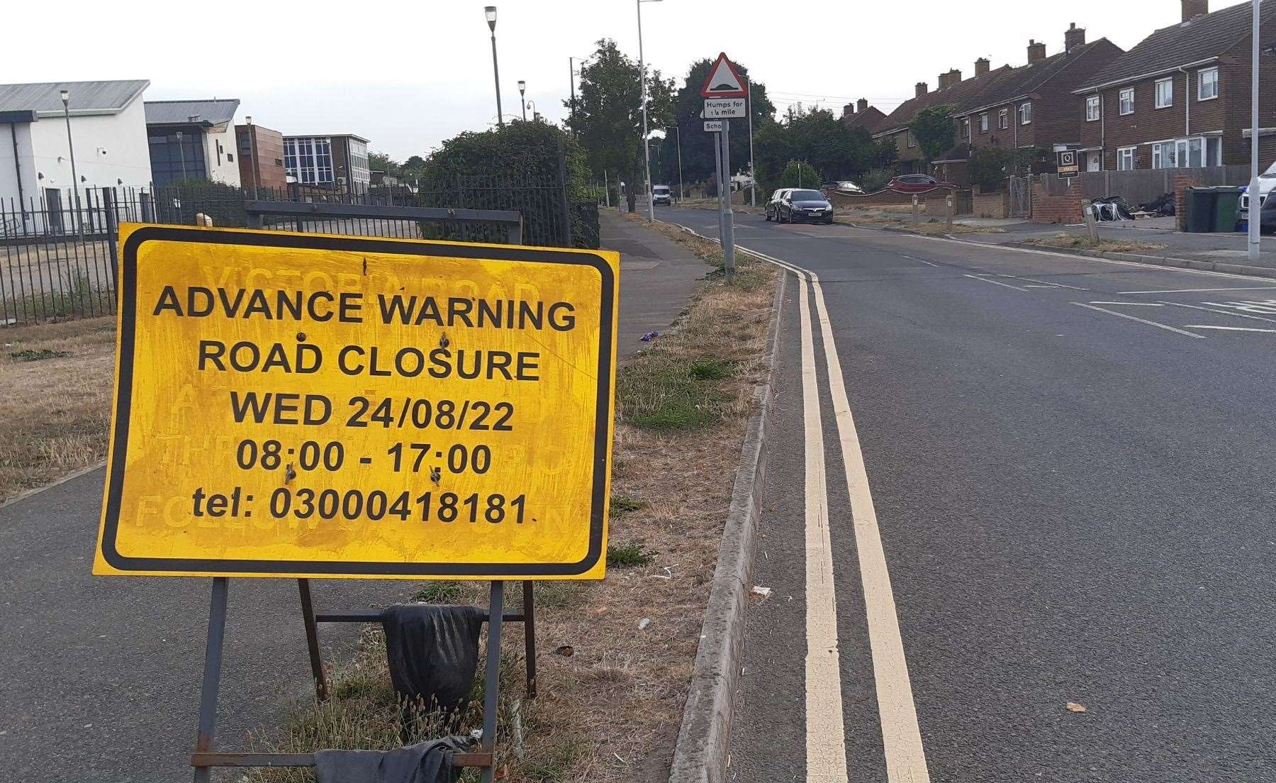 Swanstree Avenue, Sittingbourne, is set to close next week