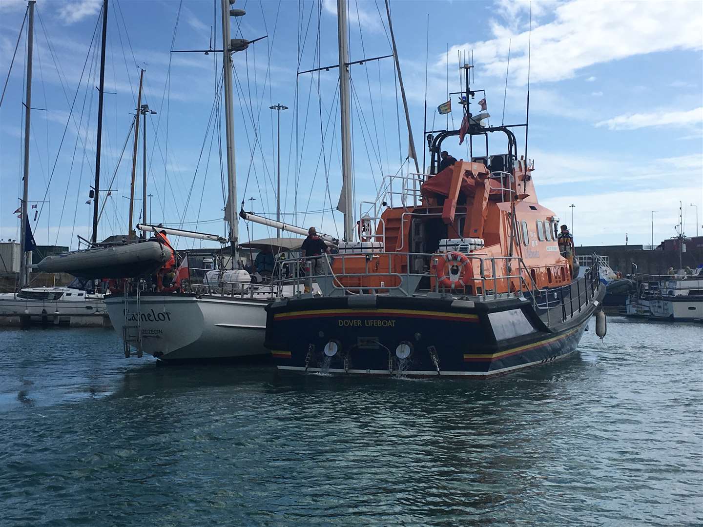Dover Lifeboat brings Camelot back in