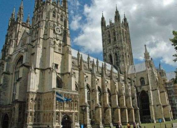 Canterbury Cathedral is the final destination of the Pilgrim's Way