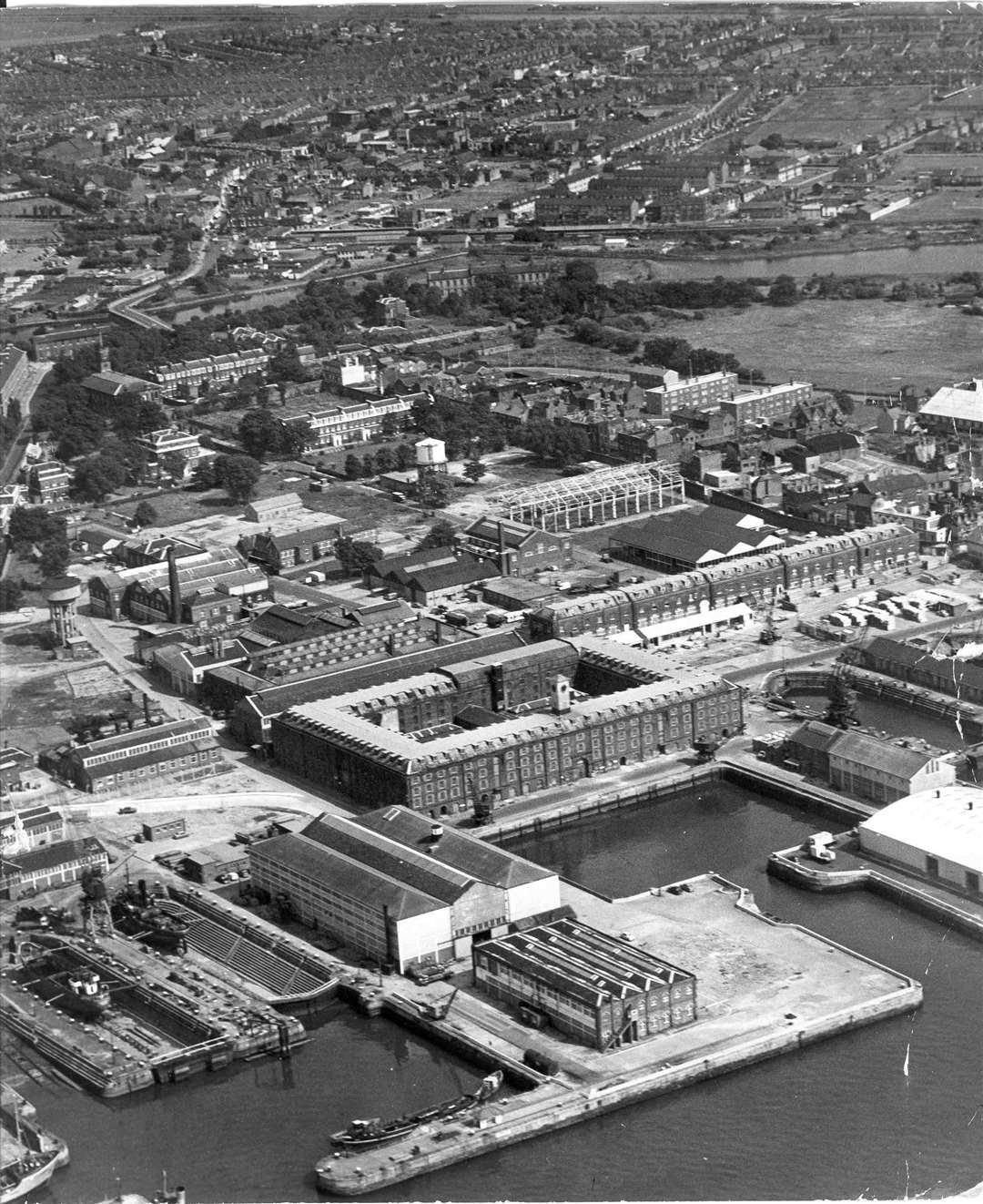The docks as they were in 1964