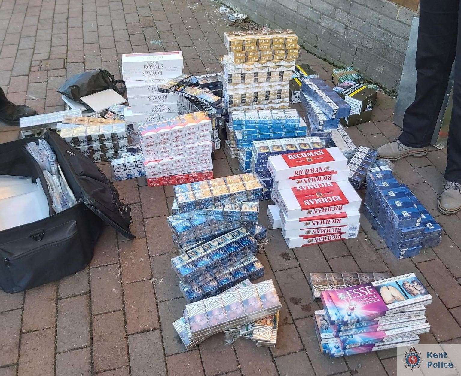 The items totalled more than £15,000. Picture: Kent Police