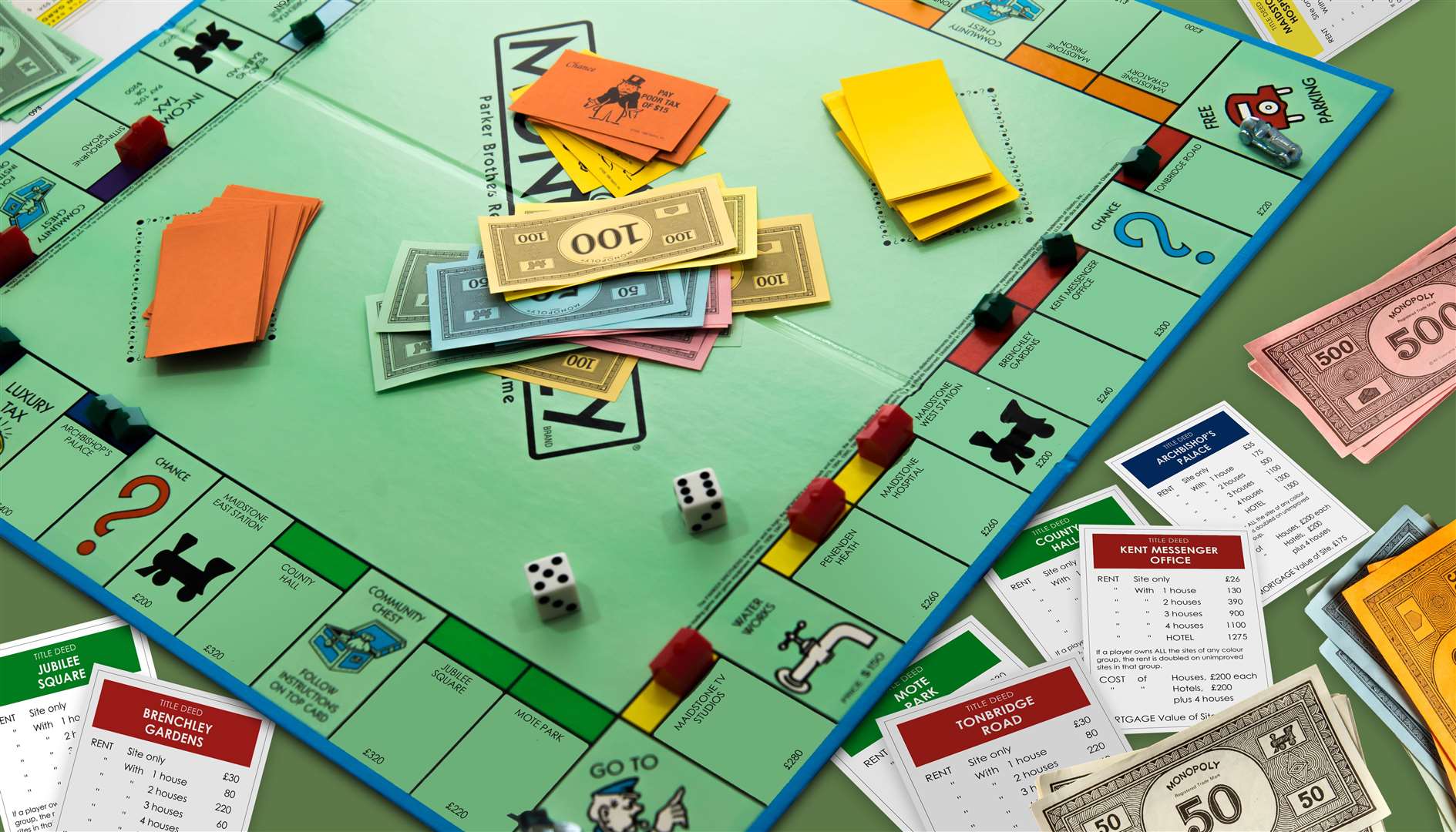 How the Maidstone edition of the iconic board game could look