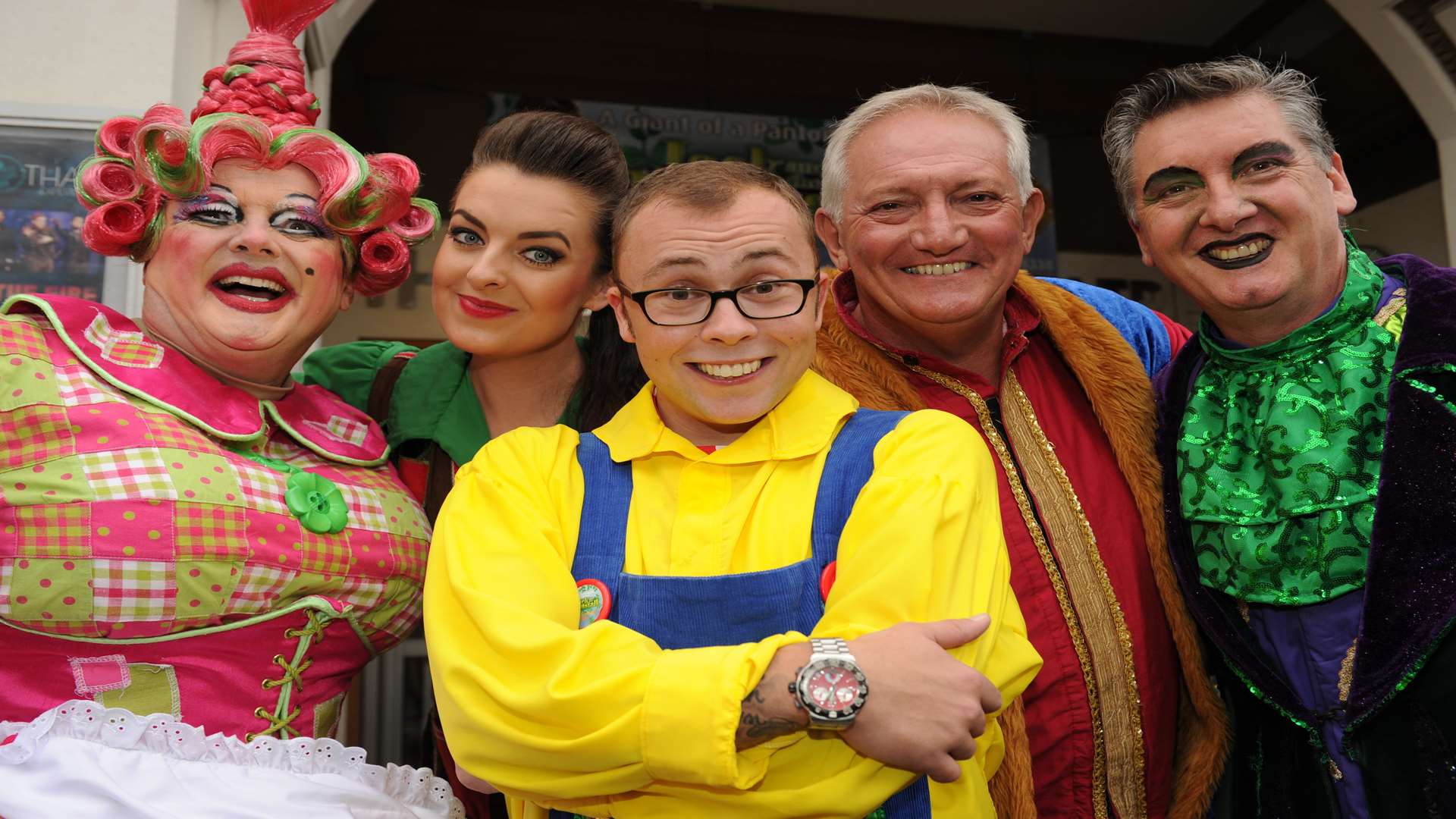 The cast of the Central Theatre panto