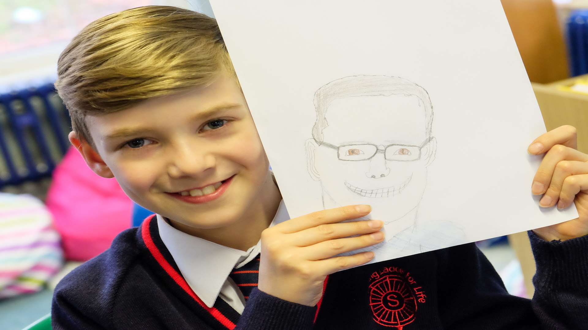 Political editor Paul Francis was the subject of Samuel's drawing