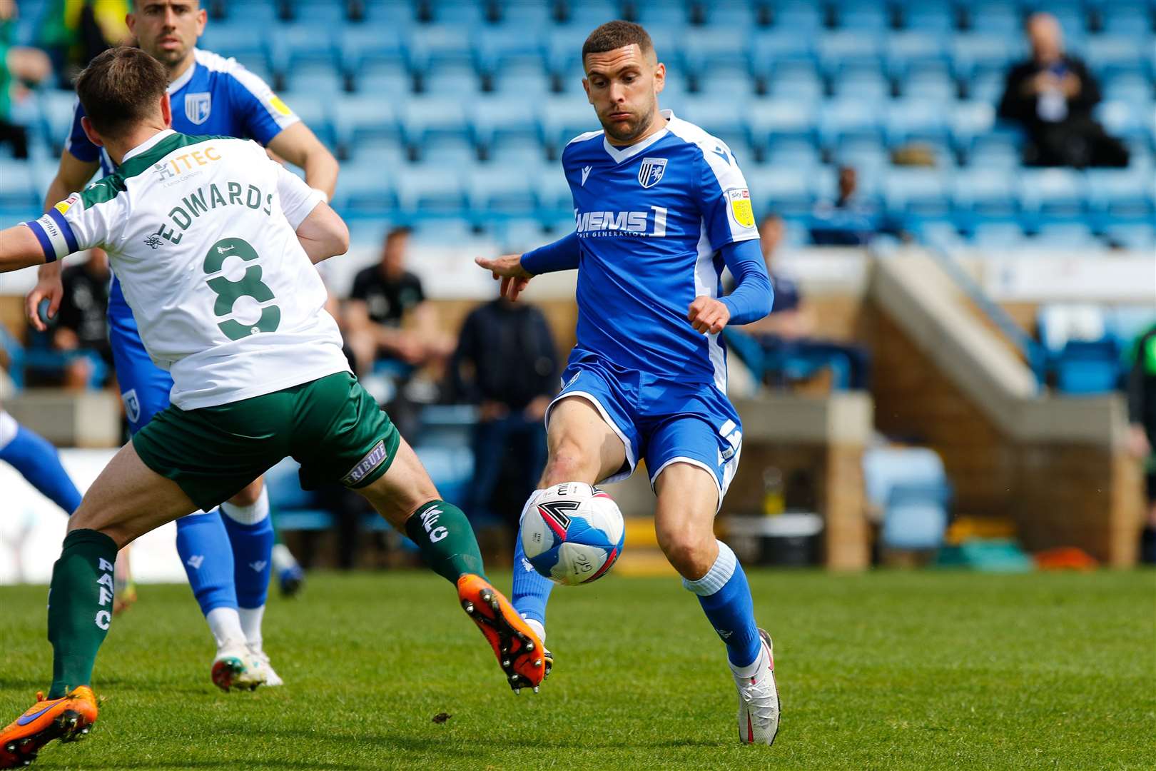 Stuart O'Keefe is among the out of contract players at Gillingham this summer Picture: Andy Jones