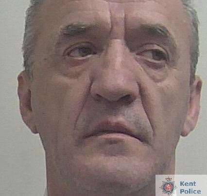 Sadri Gega has been jailed for four years. Picture: Kent Police