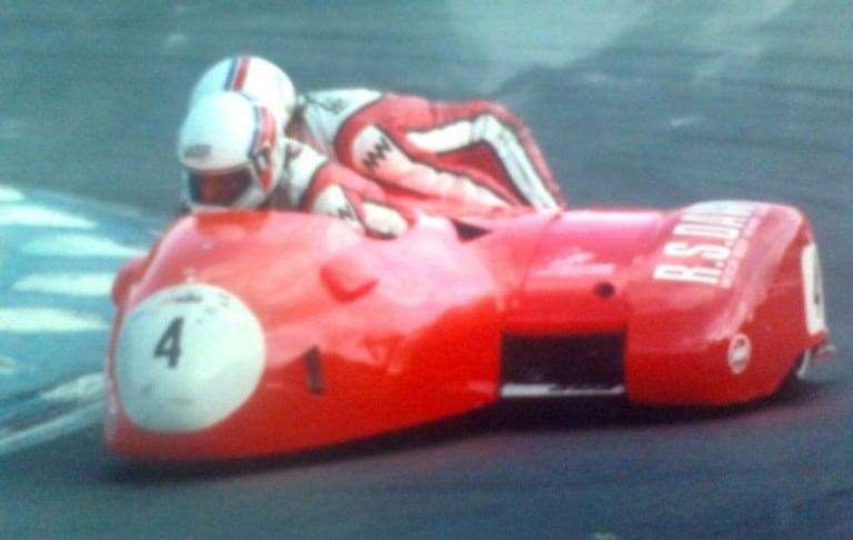 Mr Whisker was a keen sidecar racer