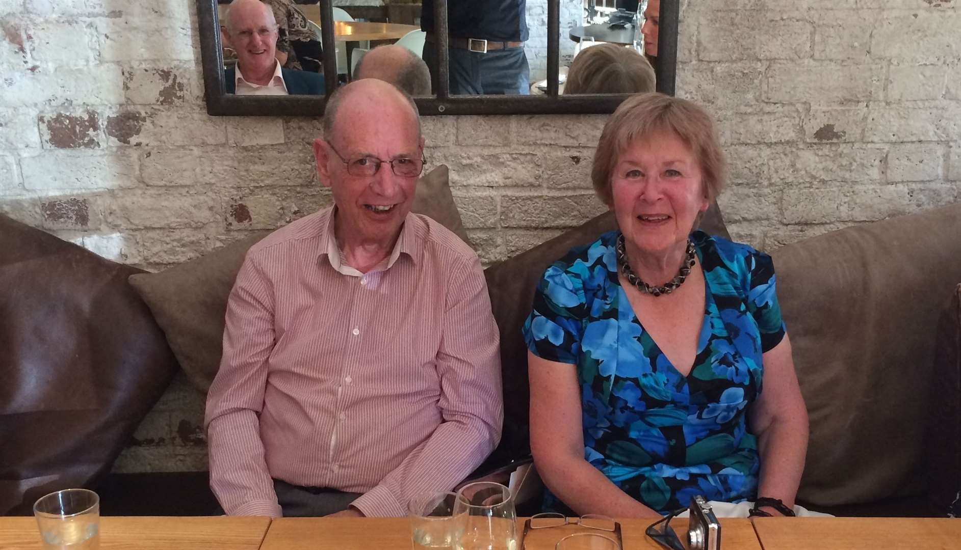Terry with his wife of 46 years, Elizabeth