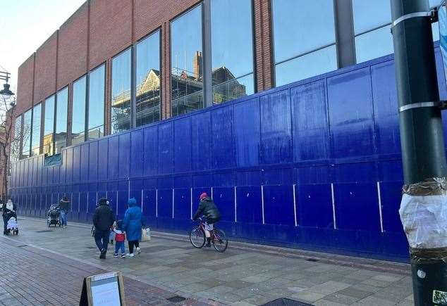 The former Debenhams store in Chatham has been closed sine 2020