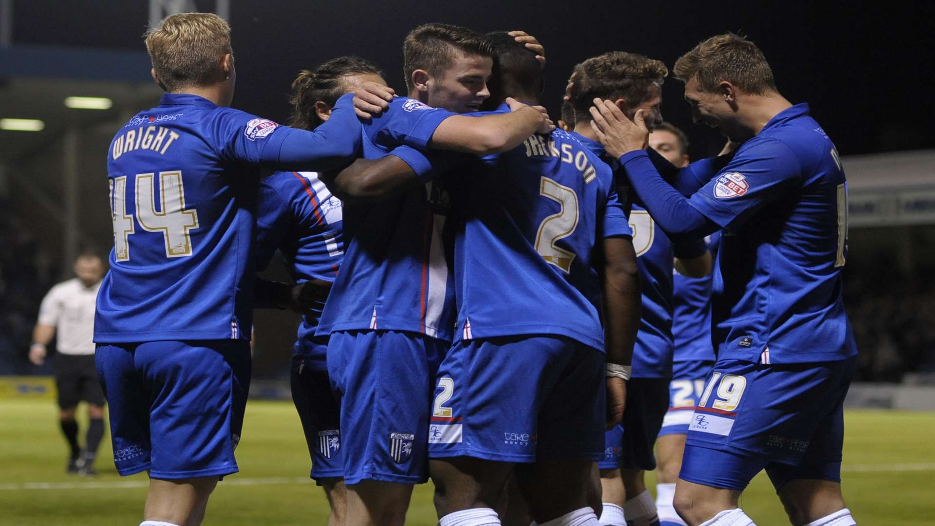 Fleetwood's lead disappears as Gills celebrate Jordan Houghton's 28th-minute strike - the first of three goals in six minutes...