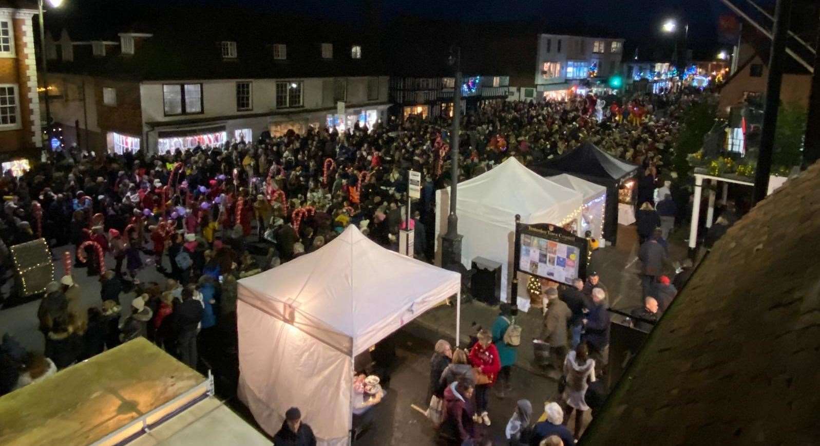 Crowds have been known to flock to the Tenterden Christmas Market