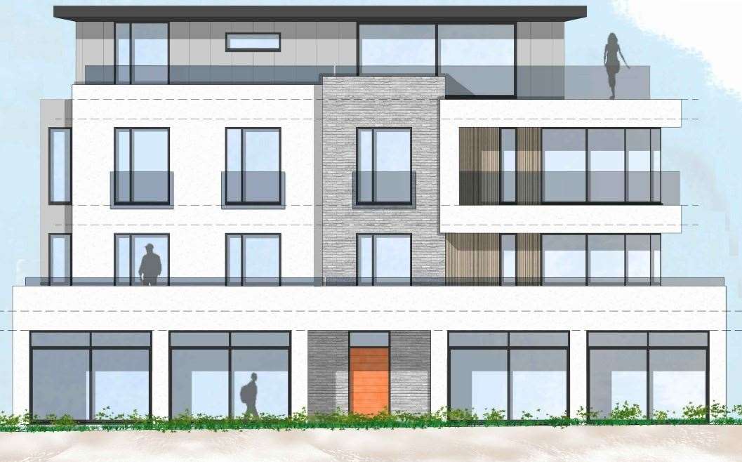 Plans for a new complex in St Annes Road, Tankerton. Picture: Invent Architecture