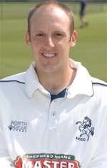 James Tredwell hit three sixes in his unbeaten 61