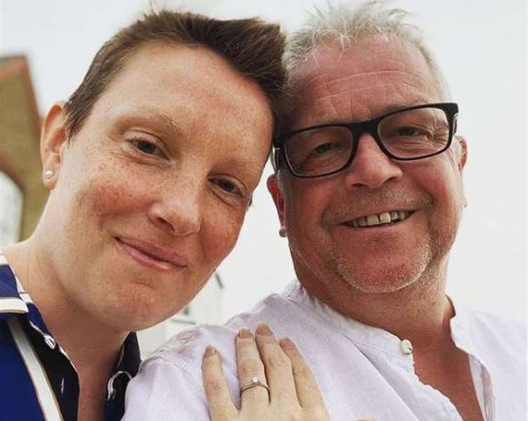 Tracey Crouch with husband Steve Ladner