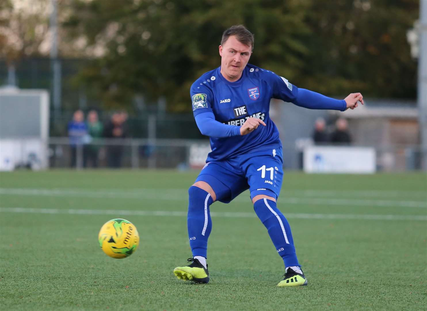 Alex Flisher joined Margate after leaving Maidstone in 2017