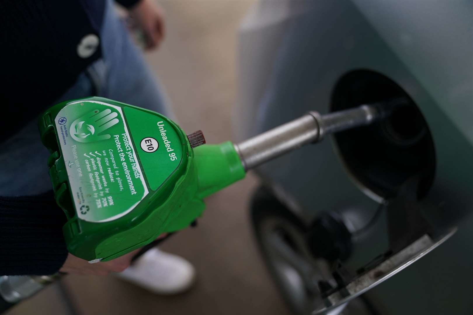 Drivers have seen the effects of inflation when they fill their cars (Joe Giddens/PA)
