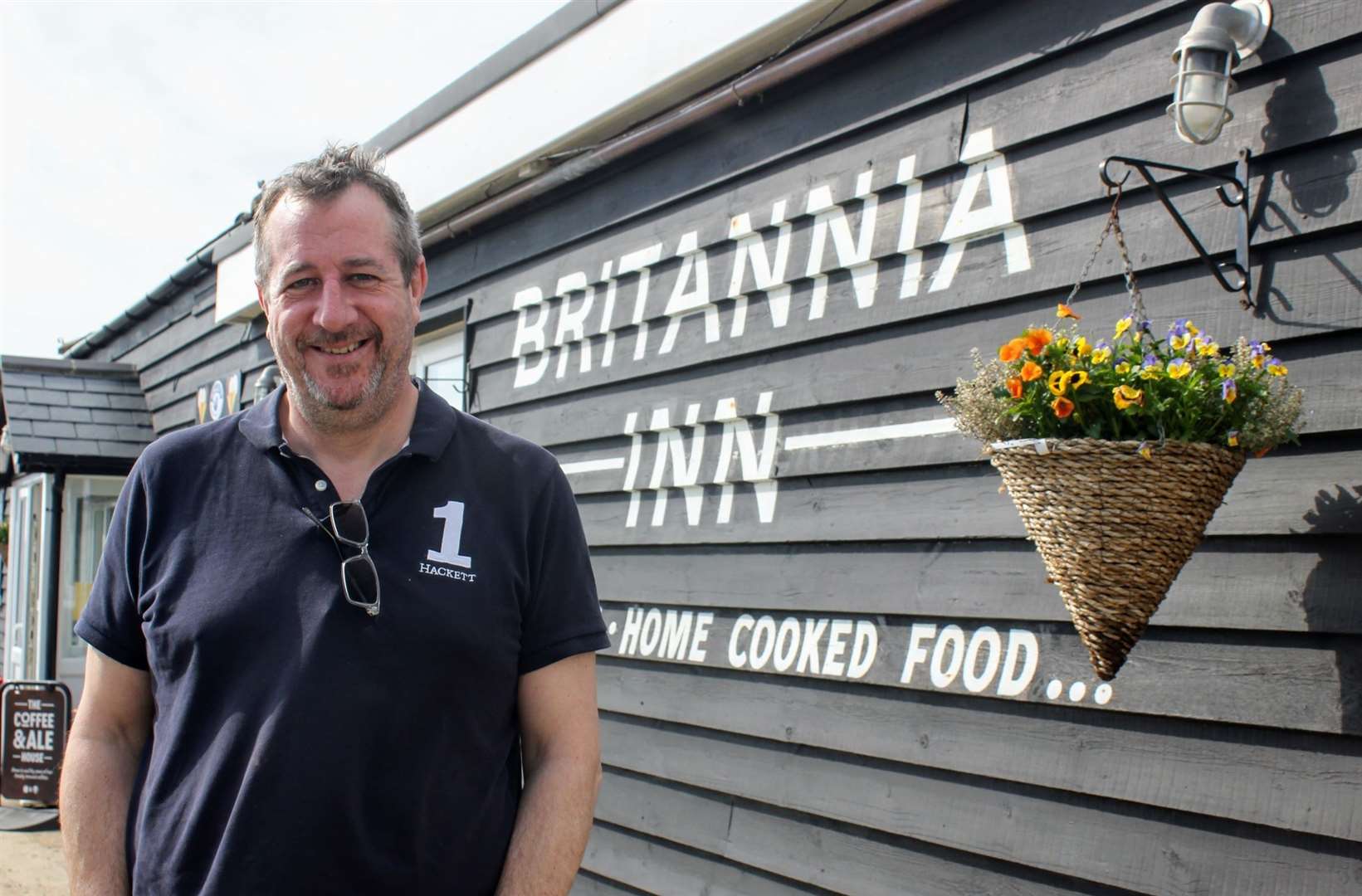 Richard Davis has run the Britannia Inn in Dungeness for six years
