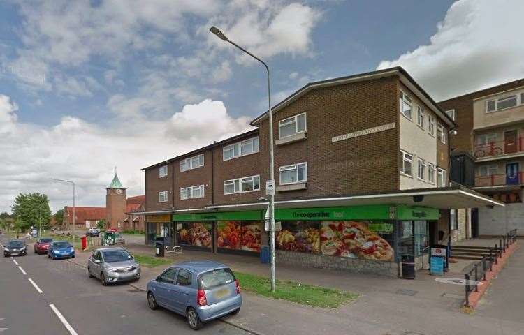 The Co-op in Northumberland Road, Shepway, targeted by Dawkins