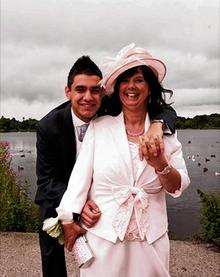 Sean Turner with his mum Andrea