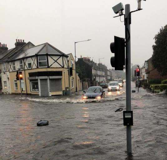 Flooding Singlewell Road, Gravesend. Anna-Marie Kelly (2259016)
