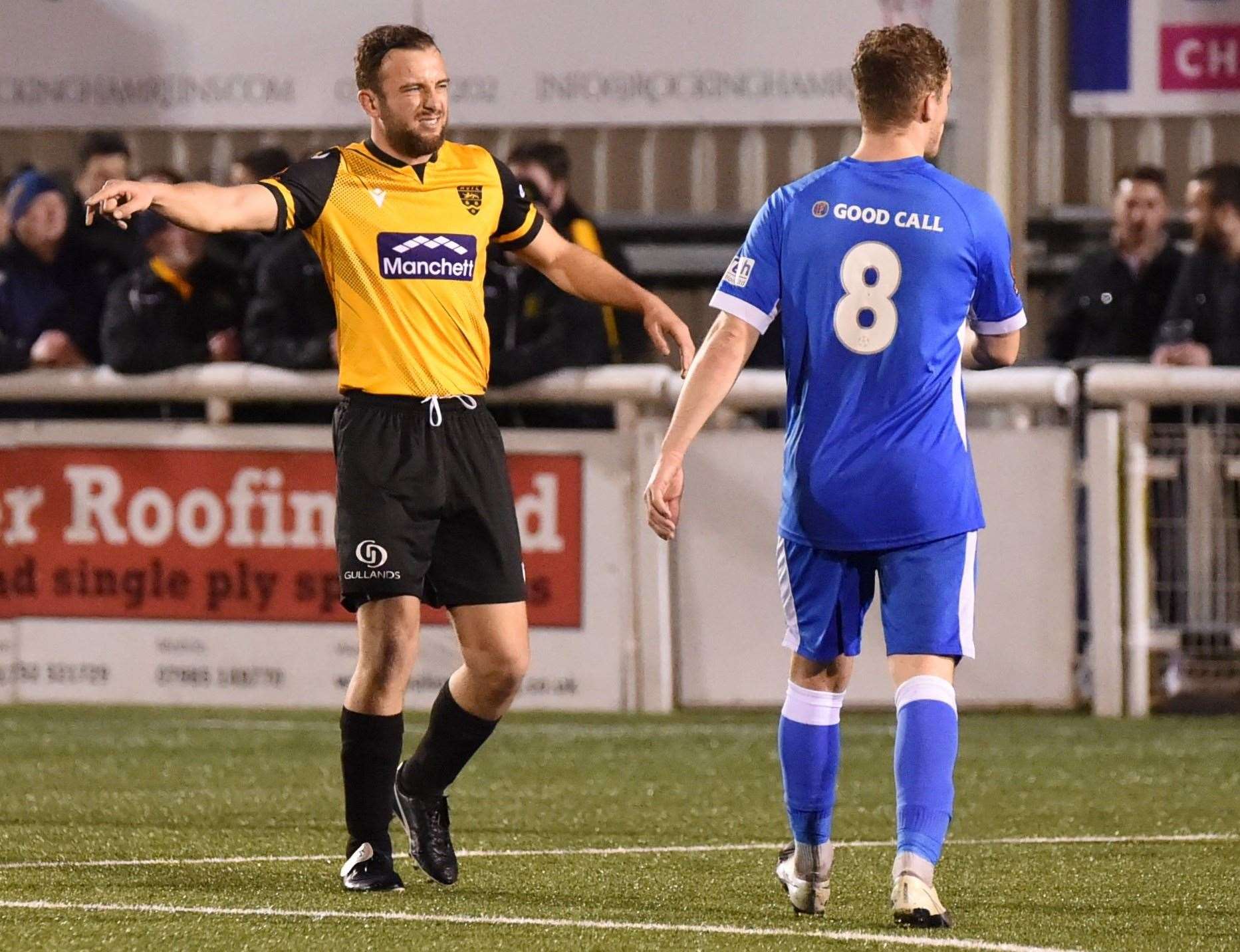 Jake Gallagher made his comeback against Tonbridge last month but has now left Maidstone Picture: Steve Terrell