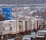 LONG DELAYS: Operation Stack has been in force on the M20. Picture: GARY BROWNE