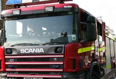 Kent Fire and Rescue Service. Stock image