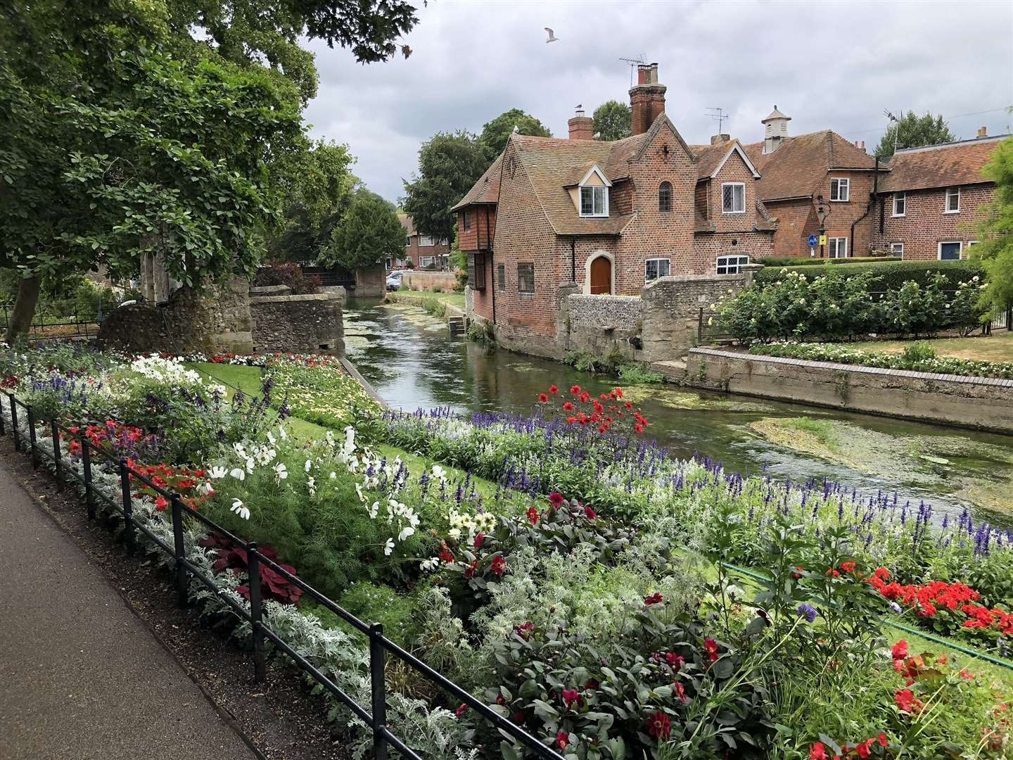 The colourful Westgate Gardens in full bloom
