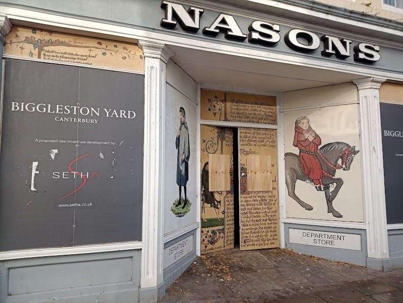 Nasons, Canterbury high street has been broken into for the second time in less than a month