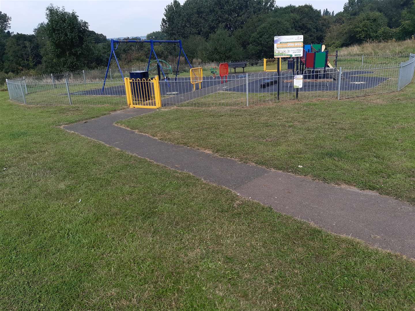 The Dickens Road play area in Maidstone