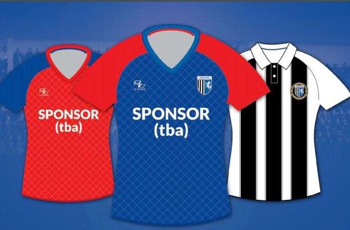 Gillingham shirt designs for the 2019/20 season Picture: Gillingham FC