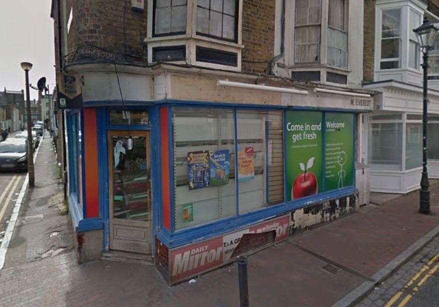 The incident took place at Londis in Addington Street. Picture: Google Street View